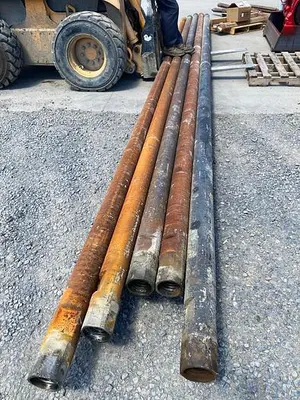 Used USED 5-1/4" O.D. X 25' DRILL RODS Construction Equipment Parts Pennsylvania US | East West Machinery & Drilling #1417765