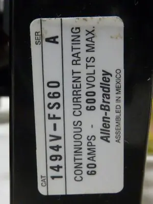 USED ALLEN BRADLEY 1494V-DS30 SER A