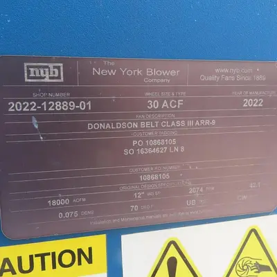 USED 2022 DONALDSON TORIT DFE3-24
