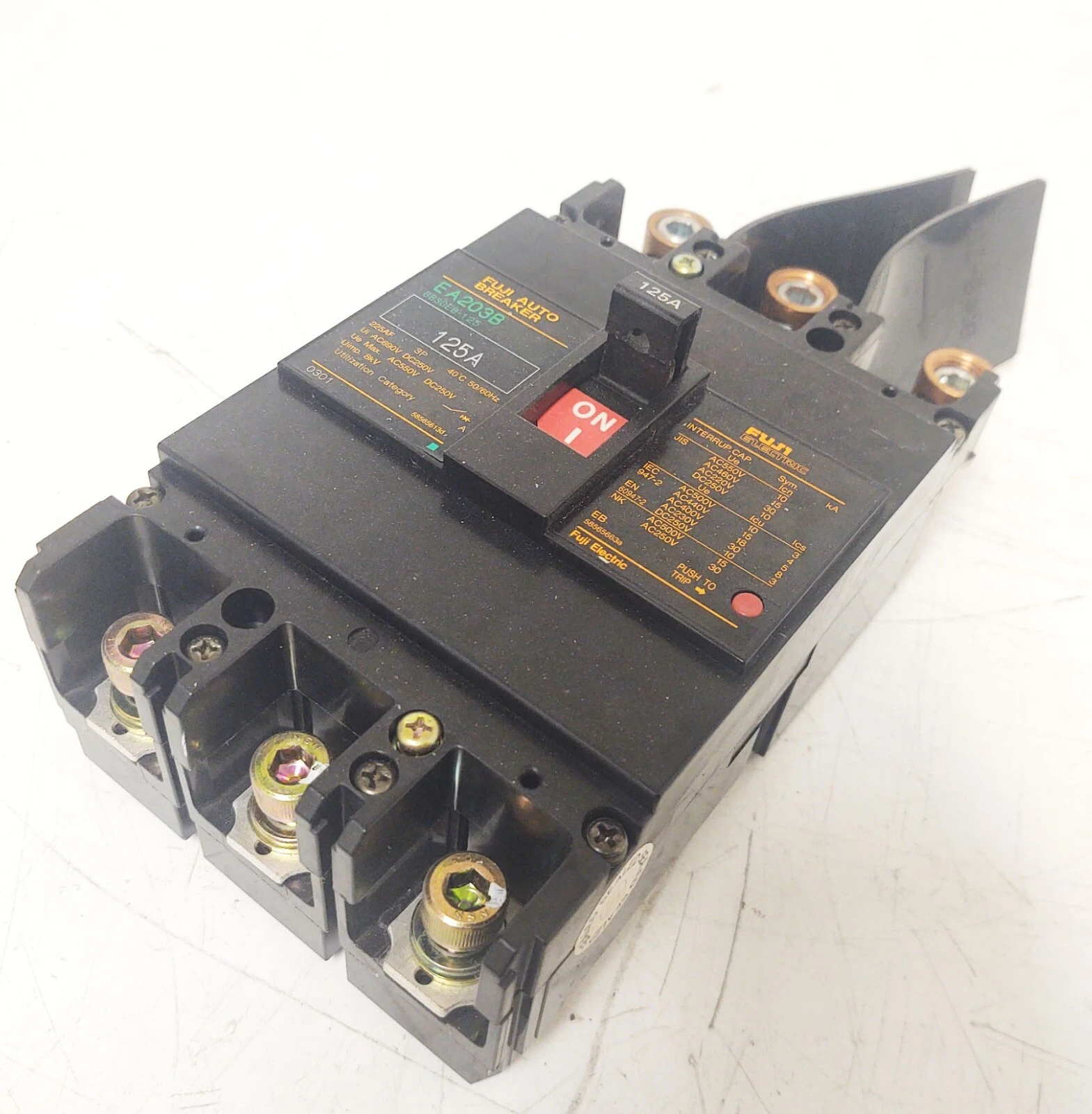 🔥 Clean Fuji EA203B 125A Auto Circuit Breaker