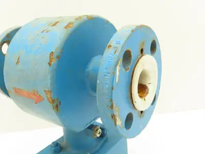 Siemens SITRANS FM MID 711/A Flowmeter Sensor  1" Flanged 150 PSI PTFE Lined