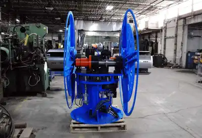 New 11,000 Lb. x 12″ ERWTech/UCG Double Uncoiler
