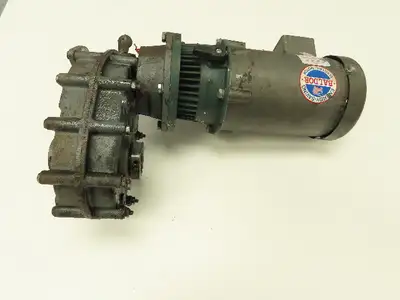 Hub City Mod.52E Style 9112 15.69:1 Ratio Gear Reducer .5hp Motor w/Brake 110rpm