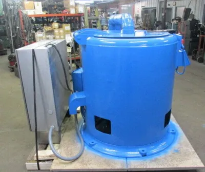 Barrett 1100-DS carrier type high volume parts dryer, SS.
