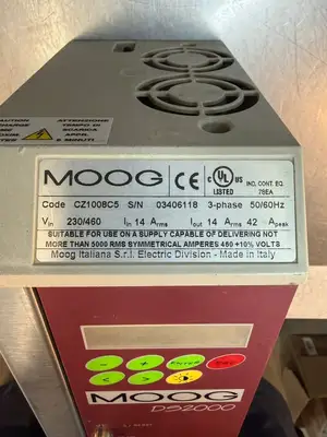 Moog DS2000 CZ1008C5 3Ph 50/60hz (8.3.7)