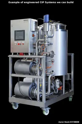 3 Tank CIP Clean-In-Place System – 2,000L Stainless Steel | Aaron Equipment