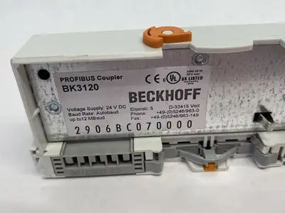 Used Beckhoff PROFIBUS Economy plus Bus Coupler Module PLC Processors Michigan US | Maverick Industrial Sales #1394715