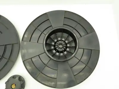 Transpak NA Strap/Band Roll Holder Spool 19.5" Hub Nut Slotted Side Has Crack