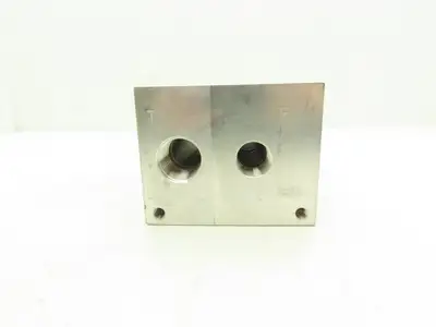 Daman AD05HP033P 3-Station Aluminum Hydraulic Manifold Valve Block NPT Ports