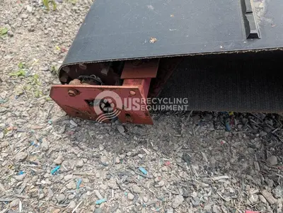 Unknown Manufacturer Used 12 inch x 12 foot Cleated Incline Conveyor