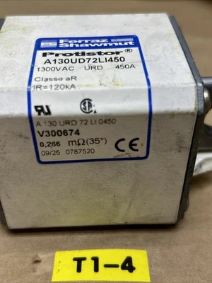 NEW Ferraz Shawmut A130UD72LI450