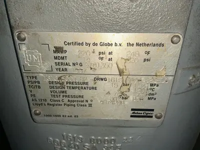 Used ATLAS COPCO GA55 Rotary Screw & Sliding Vane Air Compressors Ohio US | HGR 24 #1568452