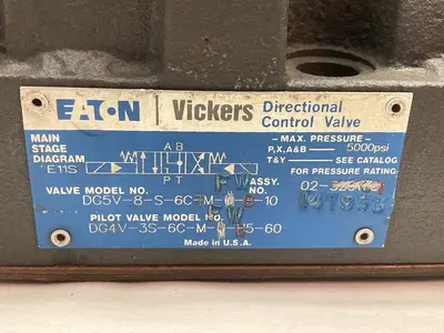USED VICKERS DC5V-8-S-6C-TM-FW-B-10