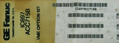 NEW SEALED GE FANUC IC697ACC715B VME OPTION KIT