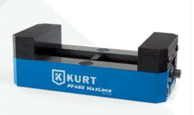 Kurt 4" (1.25" H) 5 Axis Vise with Dovetail Jaws 52mm Mount PF460D (LOC1429B)