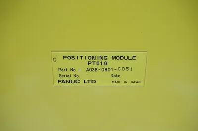 USED FANUC A03B-0801-C051 POSITIONING MODULE A03B0801C051