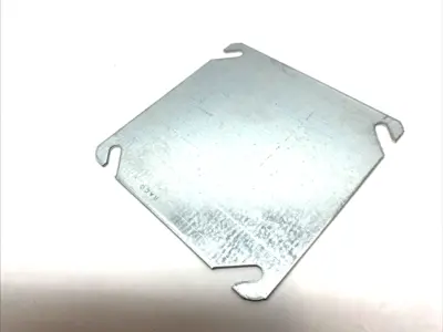 USED HUBBELL 4" SQUARE STEEL BOX 2-1/8" DEEP LOT OF 10