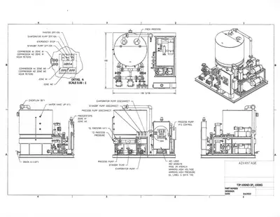 Used 2023 TITAN TIP-100A-MZC-3P Chillers New York US | DH Griffin Used Equipment #1502554