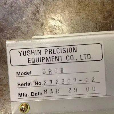 USED YUSHIN PRECISION EQUIPMENT DRDII