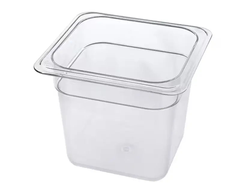 New | in-Stock Atosa New Atosa R04011000354 1/6 Size Polycarbonate Pan, 6" Deep Steam Pans Illinois US | Falcon Restaurant Supply #1375324