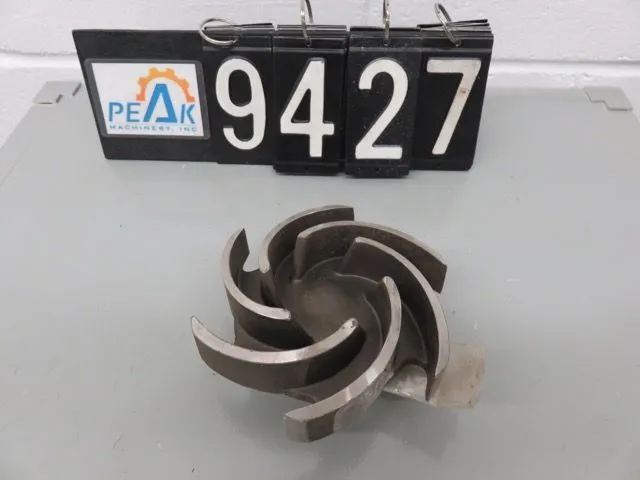 Goulds 3196  Impeller, 6 vane open, size 6", New