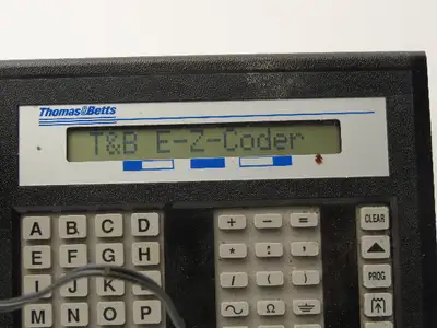 Thomas & Betts WD-25P E-Z-Coder Wire Marker Printer Tested & Working