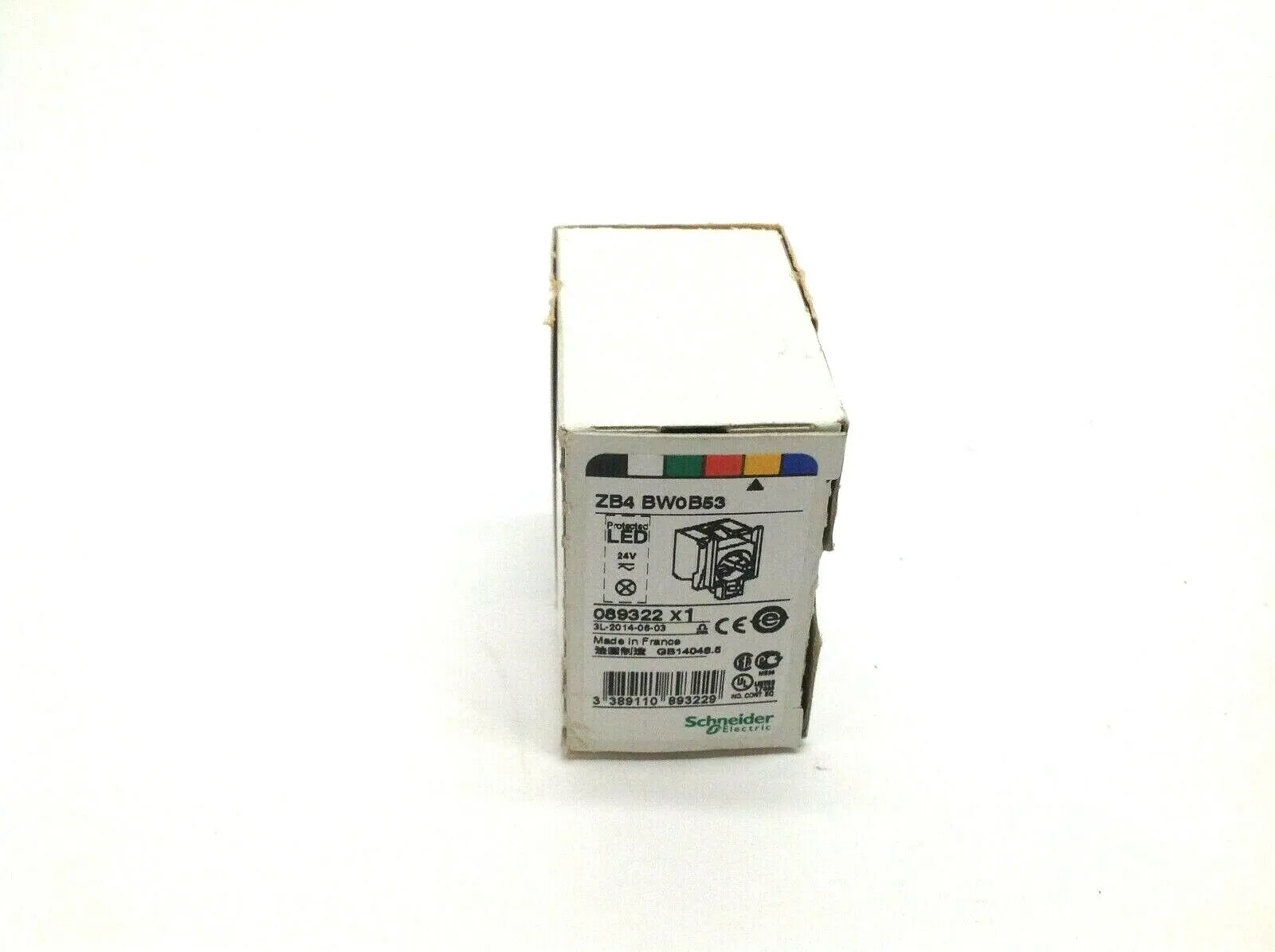 ZB4 BW0B53 | SCHNEIDER ELECTRIC  Orange Light Block - New Other
