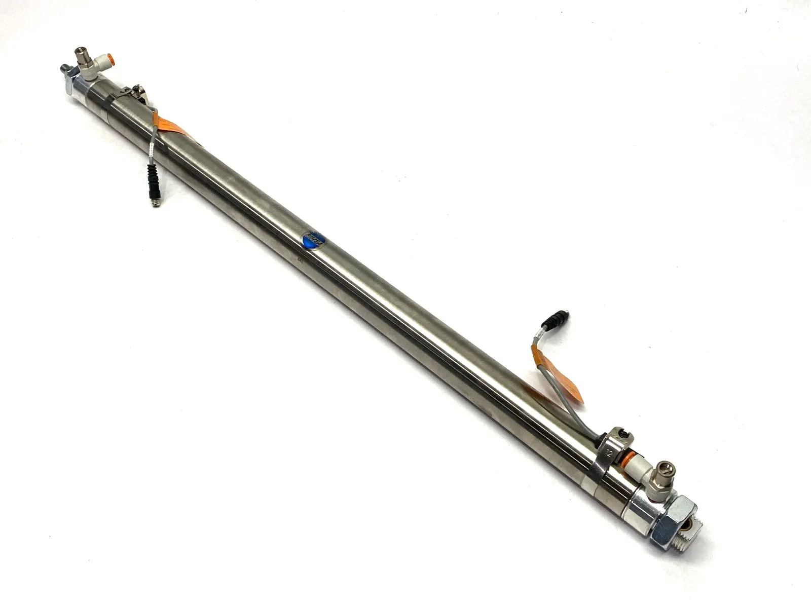 USED BIMBA PNEUMATIC CYLINDER 22" STROKE 1/4" BORE
