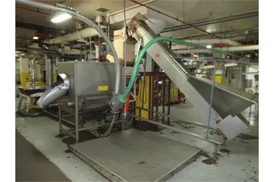 SLI FC82-55 hopper conveyor, Stainless, 8'L x 9'H