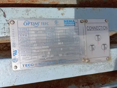 Used TECO-WESTINGHOUSE PDH20045 A.C. Motors British Columbia CA | Lenmark #1489075