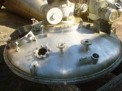 4,000L S/S JKTD Vacuum Conical J. H. Day Mixer Model 1225MBX