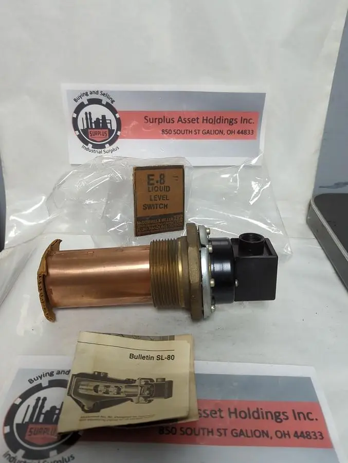 New | in-Stock MCDONNELL & MILLER E-8 Miscellaneous Equipment (Electrical & Power) Ohio US | Surplus Asset Holdings #1425635