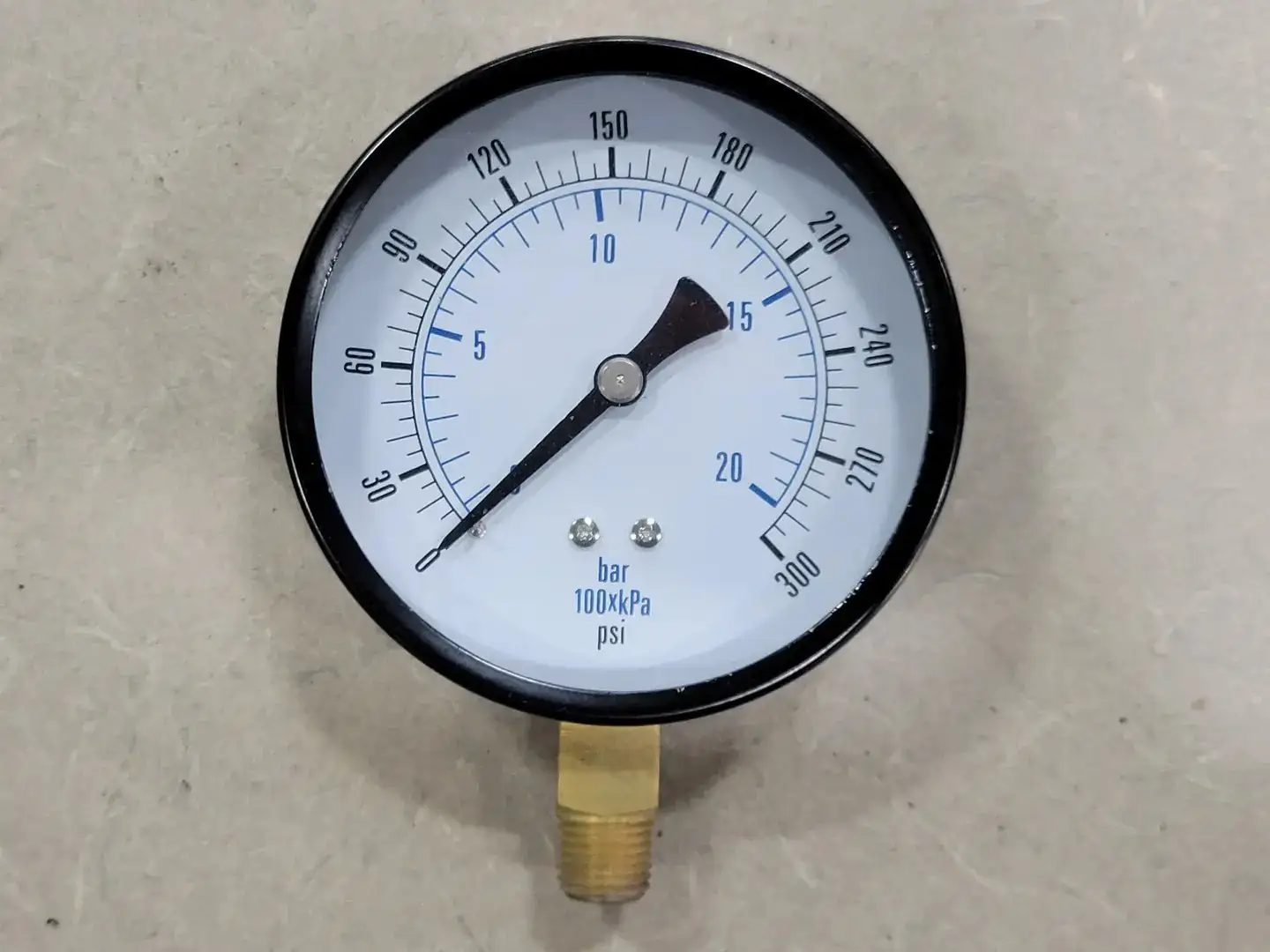 3-1/2 in. Pressure Gauge 0-300 psi