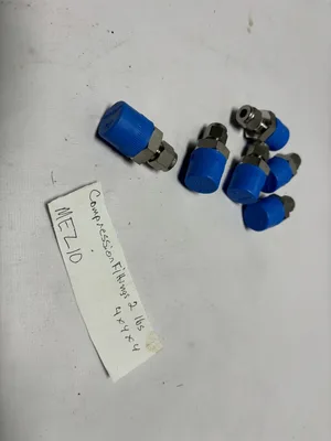 National Basic Sensor SST Compression Fittings PN: 5RC827 NBS (Lot of 6 pieces)
