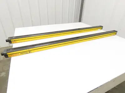 Leuze Lumiflex Safety Light Curtain Transmitter Receiver Set 1200mm-Parts/Repair