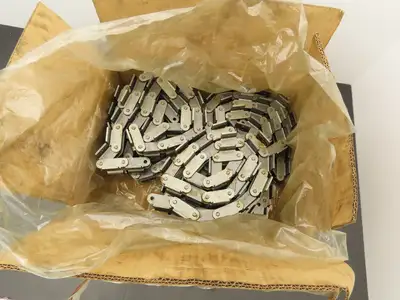 HKK C2060H Conveyor Attachment Roller Chain 1.5" Dbl Pitch 41"L  Lot of 8pcs