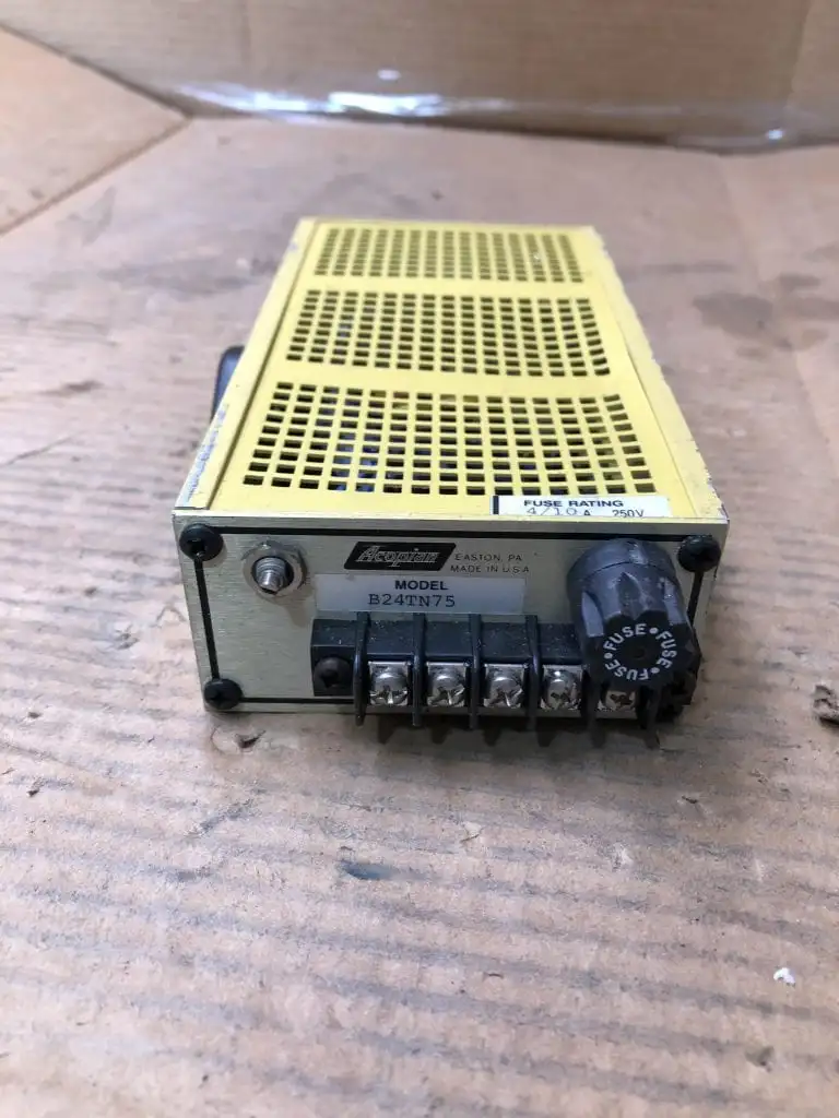 Acopian B24TN75 Regulated Power Supply 24VDC 105-125V