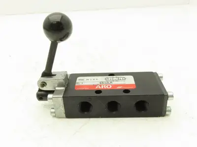 ARO E512LM 5/3-Position Maintain Hand Manual Control Pneumatic Air Valve 1/4"NPT