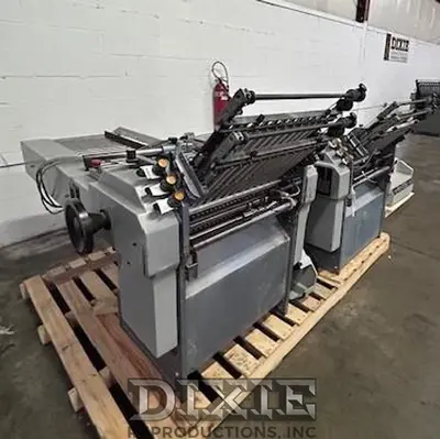 1992 RF 66 Stahl Cont Feed Folder w 2 Rt Angles