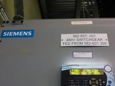 4000 Amp Siemens WL Switchgear, 7 Section, 4000/1600A Breakers,