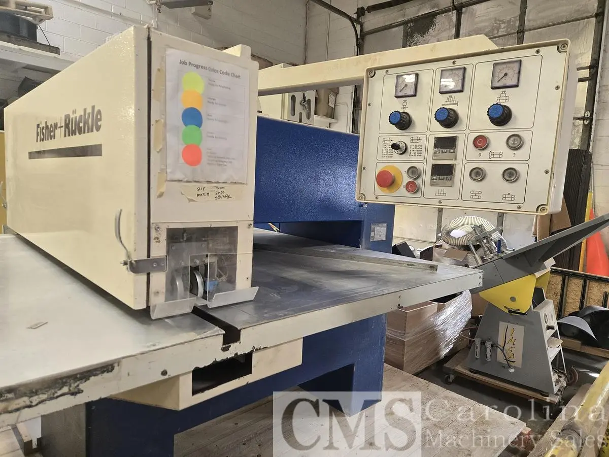 USED FISHER + RUCKLE VENEER LONGITUDINAL SPLICER FZK
