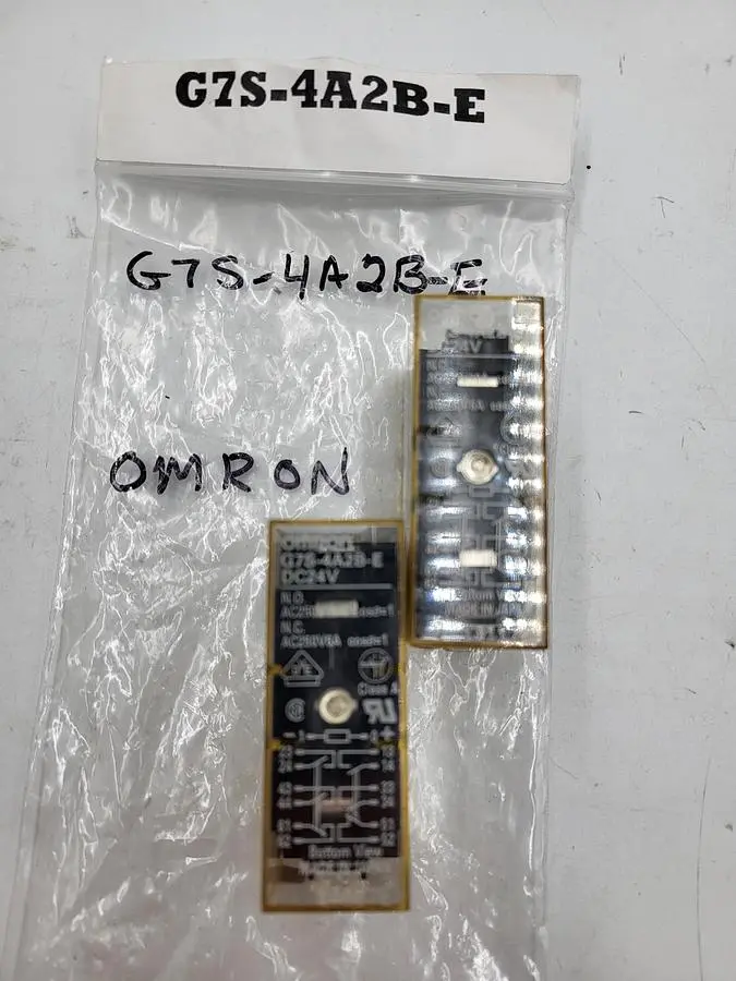 New | in-Stock OMRON OMRON G7S-4A2B-E SAFETY RELAY DC24V Relays & Switches | ND Industrial Surplus #1216827