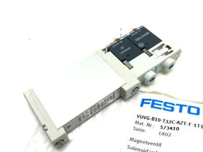 USED FESTO SOLENOID VALVE 2-WAY MONOSTABLE CLOSED