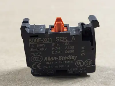 Package of Contact Blocks - 4 x 800F-X01 x 4, 800F-X10, 4 x 800F-N3G
