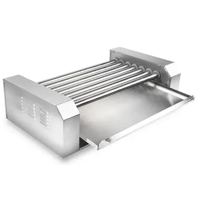 Commercial 30 Hot Dog Hotdog oller Grill  w/ cover -