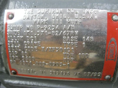 USED Durco MK3