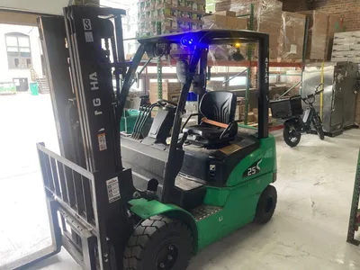 Used 2021 HANGCHA CDP25 4-Wheel Sit down Electric Counterbalance Forklifts Illinois US | Aucto #1308665