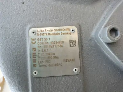 Used AUMA GST30.1 Electric Motor Driven Actuators British Columbia CA | Lenmark #1440802