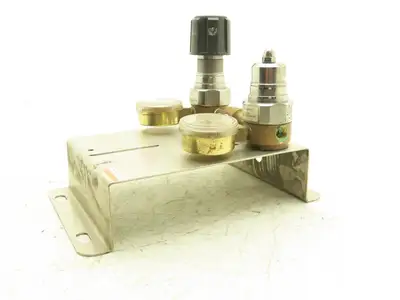 Concoa 6204612-82-580 Gas Regulator Set W/Gauges 0-4000 PSI