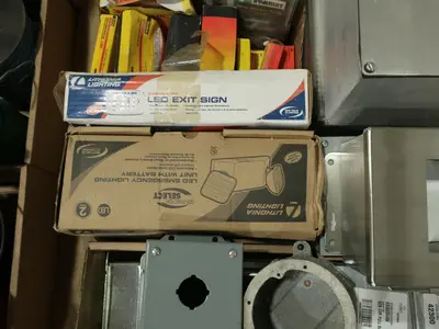 4 PALLETS OF ASSORTED CONDUIT, ENCLOSURES